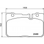 8DB 355 013-231 HELLA Комплект гальмівних колодок, дискове гальмо