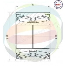 70-290022 MULTIPARTS Комплект підшипника ступиці колеса