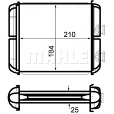 WG2180159 WILMINK GROUP Теплообмінник обігрів салону