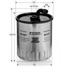 GS227 TECNECO FILTERS Паливний фільтр