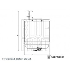 ADBP230047 BLUE PRINT Паливний фільтр