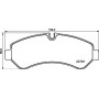 P 50 150 BREMBO Комплект гальмівних колодок дисковий гальм