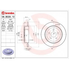 08.B029.10 BREMBO Гальмівний диск