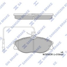 SP4045 Hi-Q Комплект гальмівних колодок дисковий гальм