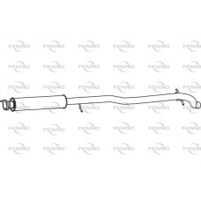 P7863 FENNO Середній глушник вихлопних газів