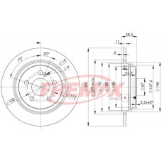 BD3055 FREMAX BRAKE DISC HIGH CARBON
