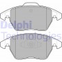 LP1898 DELPHI Комплект гальмівних колодок дисковий гальм