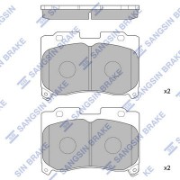 SP1467 Hi-Q Комплект гальмівних колодок дисковий гальм