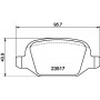 PCP1283 DON Комплект гальмівних колодок дисковий гальм