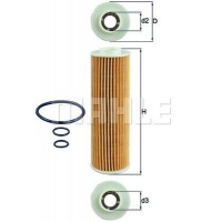 OX 183/5D MAHLE Масляний фільтр
