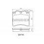 DBP785 DANAHER Комплект гальмівних колодок дисковий гальм