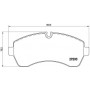 P 50 059 BREMBO Комплект гальмівних колодок дисковий гальм