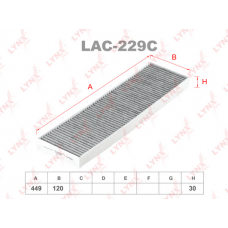 LAC-229C LYNXauto Фільтр повітря у внутрішньому просторі