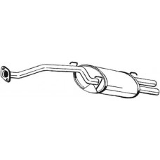115-753 BOSAL Глушник вихлопних газів кінцевий