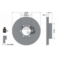 BDS1373 BENDIX Braking Гальмівний диск