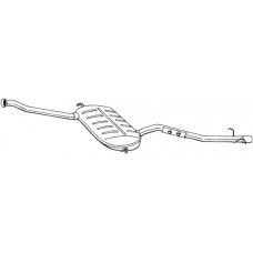 291-119 BOSAL Середній глушник вихлопних газів