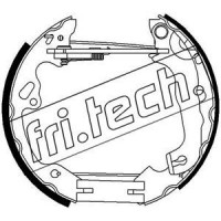 16296 fri.tech. Комплект гальмівних колодок