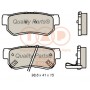 704-07035 IAP QUALITY PARTS Комплект гальмівних колодок дисковий гальм