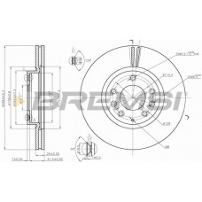CD7739V BREMSI Гальмівний диск