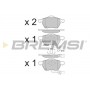 BP3071 BREMSI КомплеК т гальмівних колодок, дискове гальмо