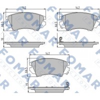 FO 936181 FOMAR Friction Комплект гальмівних колодок дисковий гальм