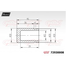 72930008 MAXTECH Поршень корпус скоби гальма
