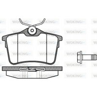 P12823.00 WOKING Комплект гальмівних колодок дисковий гальм
