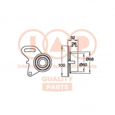 127-07029 IAP QUALITY PARTS Натяжний ролик ремінь ГРМ