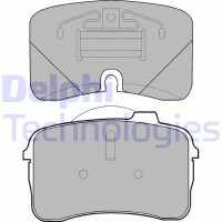 LP933 DELPHI Комплект гальмівних колодок дисковий гальм