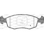 BPA0172.10 OPEN PARTS Комплект гальмівних колодок дисковий гальм