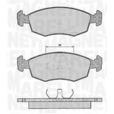 363916060249 MAGNETI MARELLI Комплект гальмівних колодок дисковий гальм