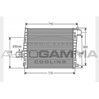 104404 AUTOGAMMA Интеркулер