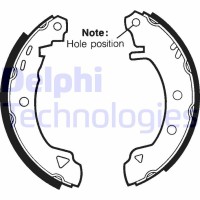 LS1402 DELPHI Комплект гальмівних колодок