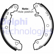 LS1402 DELPHI Комплект гальмівних колодок