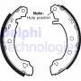 LS1402 DELPHI Комплект гальмівних колодок