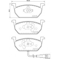 P 85 137X BREMBO Комплект гальмівних колодок дисковий гальм