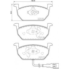 P 85 137X BREMBO Комплект гальмівних колодок дисковий гальм