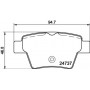 8DB 355 013-851 HELLA Комплект гальмівних колодок, дискове гальмо