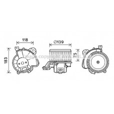 FT8431 AVA QUALITY COOLING Вентилятор салону
