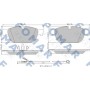 FO 996781 FOMAR Friction Комплект гальмівних колодок дисковий гальм