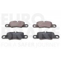 5502225621 EUROBRAKE Комплект гальмівних колодок дисковий гальм