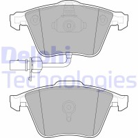 LP2032 DELPHI Комплект гальмівних колодок дисковий гальм