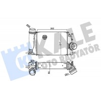 Интеркулер KALE OTO RADYATÖR 350980