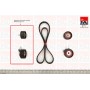 TBK174 FAI AutoParts Комплект ременя ГРМ