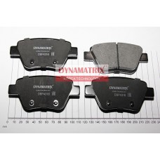 DBP4316 DYNAMATRIX Комплект гальмівних колодок дисковий гальм