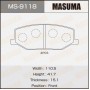 MS9118 MASUMA Колодки гальмівні
