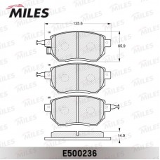 E500236 MILES Комплект гальмівних колодок дисковий гальм