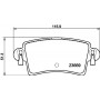 8DB 355 009-421 HELLA PAGID Комплект гальмівних колодок дисковий гальм