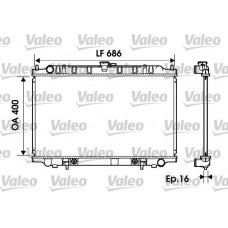 734150 VALEO Радіатор охолодження двигуна