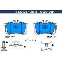 B1.G120-1090.2 GALFER Комплект гальмівних колодок дисковий гальм